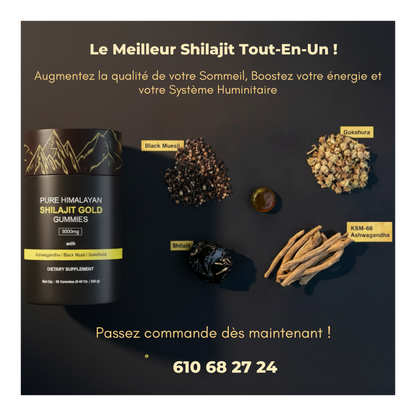 Shilajit Gold Gummies 3000mg