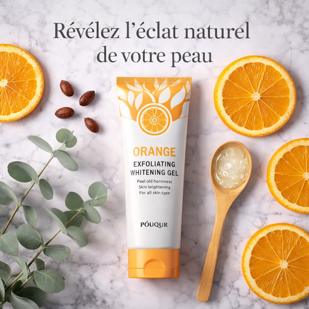 Gommage Exfoliant à l’Orange – Peau Douce, Teint Lumineux