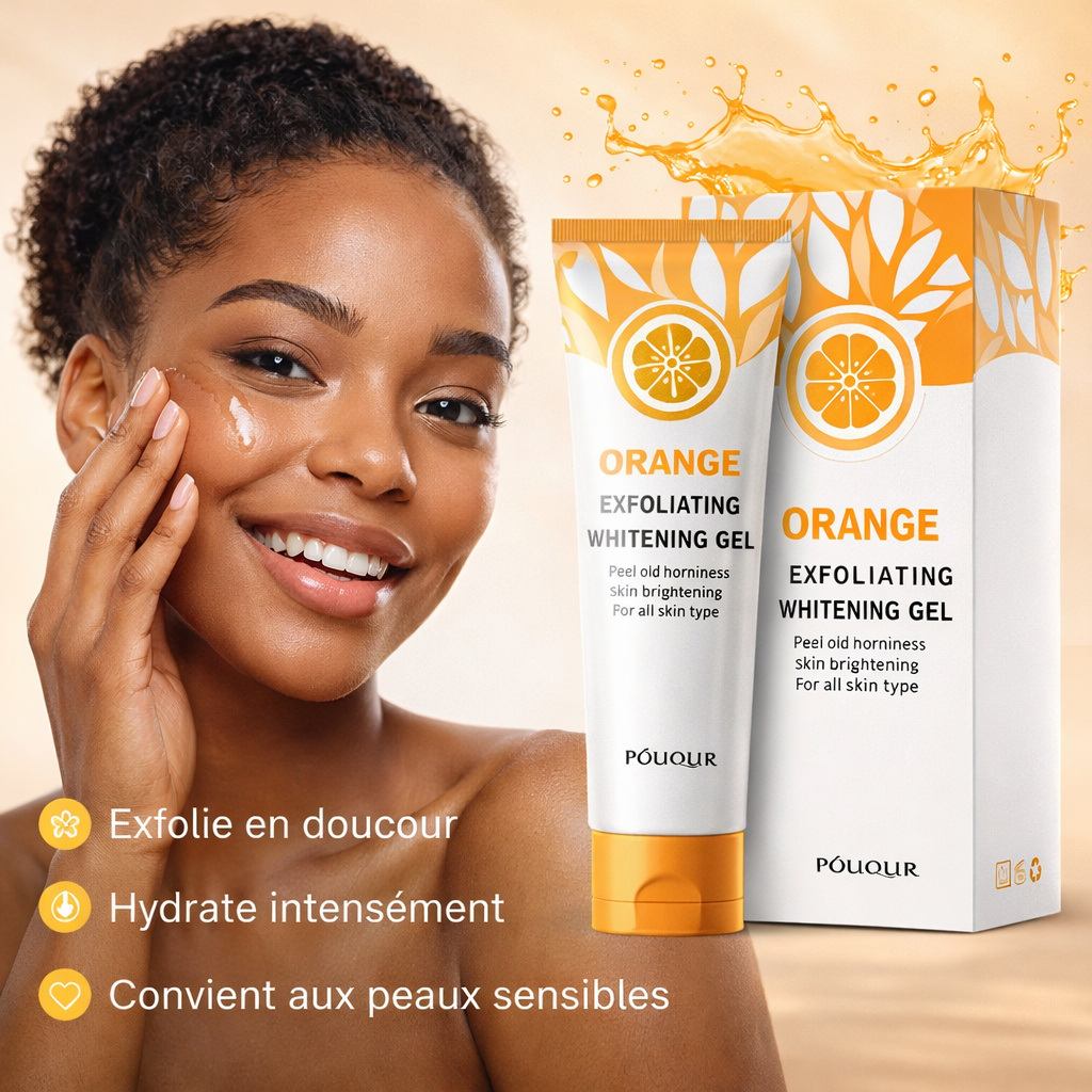 Gommage Exfoliant à l’Orange – Peau Douce, Teint Lumineux