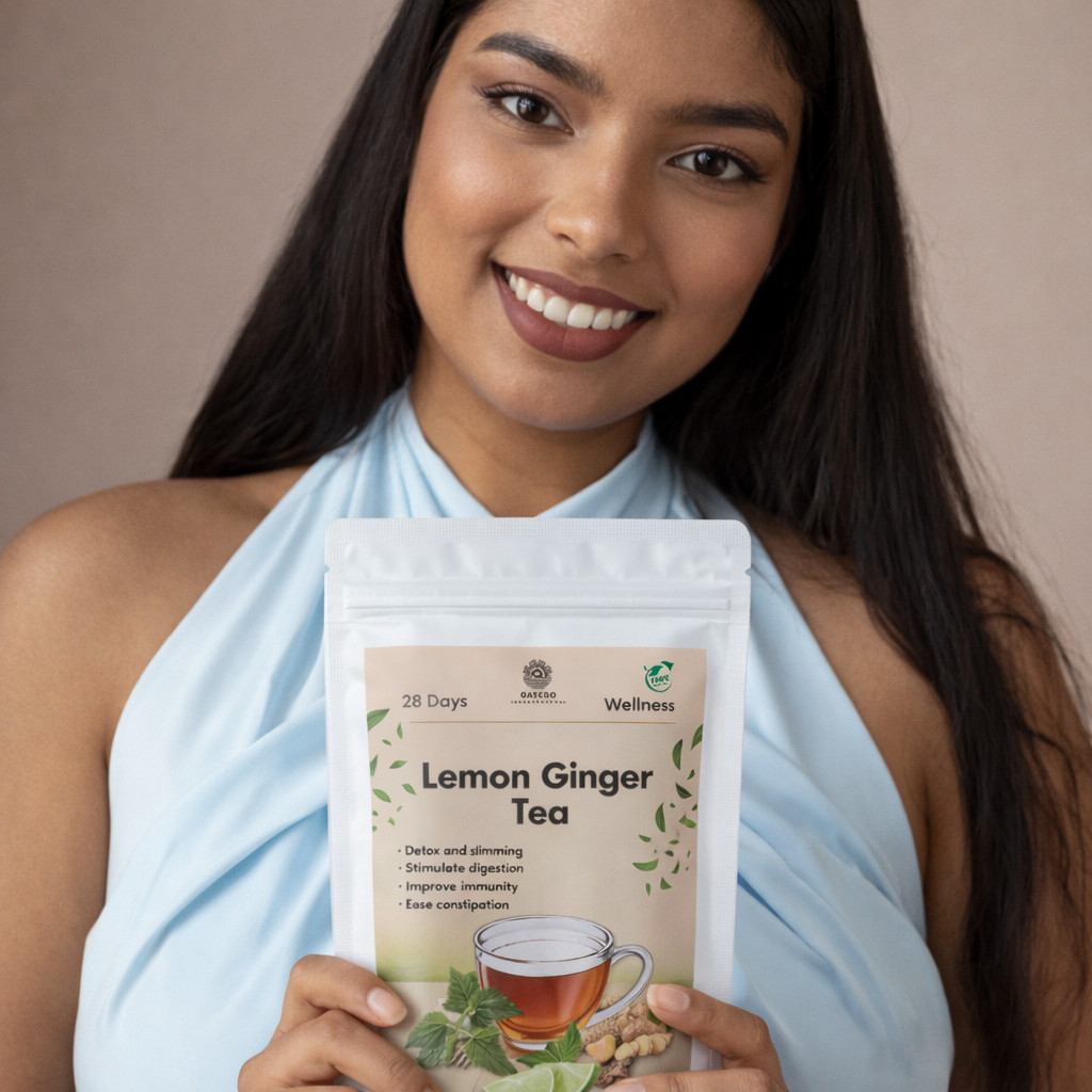 Thé Détox Citron & Gingembre – Soulage la Constipation et Nettoie le Côlon Naturellement