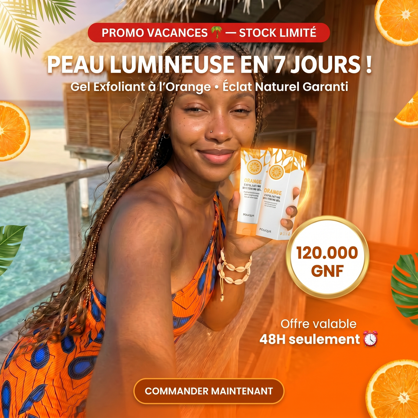 Gommage Exfoliant à l’Orange 50ML – PROMO VACANCES !